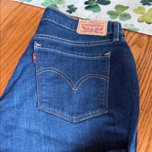 Levi's Women's Dark Blue Denim Jeans